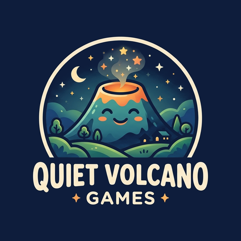 Quiet Volcano Games logo
